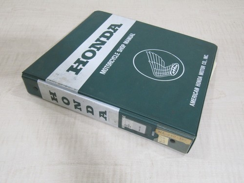 GENUINE OEM 1976 1977 HONDA XL250 XL350 SHOP SERVICE MANUAL +ADDENDUMS & BINDER - Picture 5 of 5