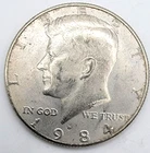 1984 D Kennedy Half Dollar - AU-BU You Grade it!