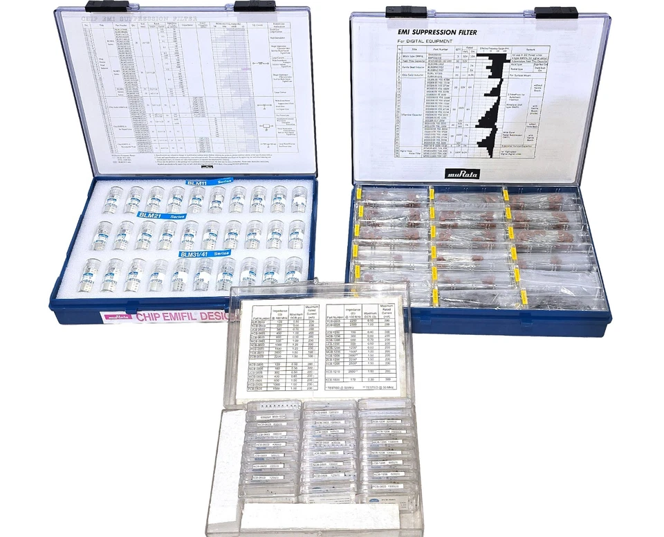 LOTE DE 3 kits de ingeniería de filtros de supresión EMI, Murata y ACT Foto 2 de 4