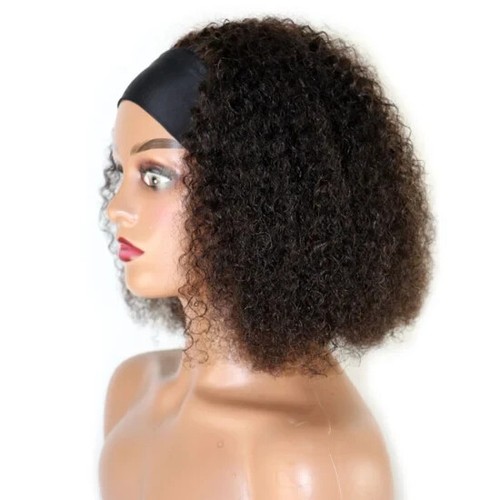 HEADBAND WIG HUMAN HAIR CURLY NO GLUE FULL MACHINE MADE BRAZILIAN REMY - Picture 9 of 12