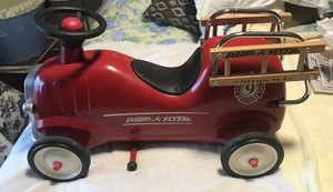 radio flyer fire truck pedal car