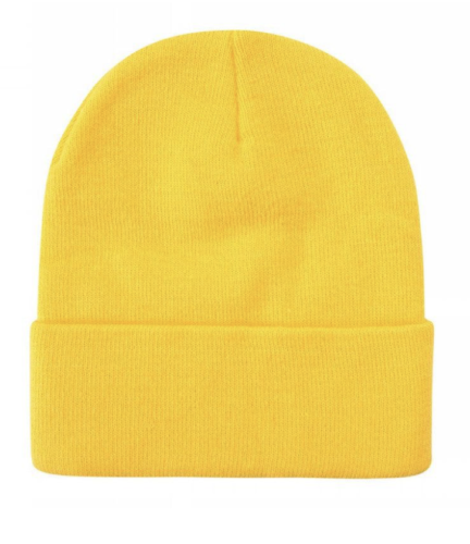 Beanie Plain Cuffed Cuff Solid Knit Winter Cap Hat Ski Men Woman Headwear Hats - Picture 9 of 23