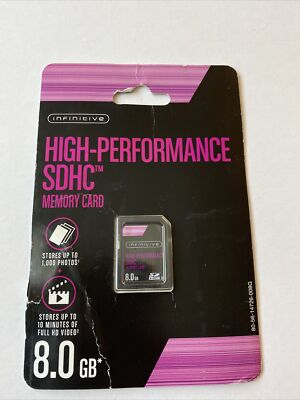 HIGH-PERFORMANCE SDHC Memory Card 8.0 GB by INFINITIVE