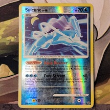Suicune LV. 44 Holo Reverse Rare 19/132 Secret Wonders Pokemon Card - MP/HP
