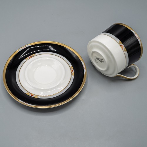 Erte for Mikasa Deco Black 5 Piece Place Setting Dinner - FREE USA SHIPPING - Picture 9 of 11