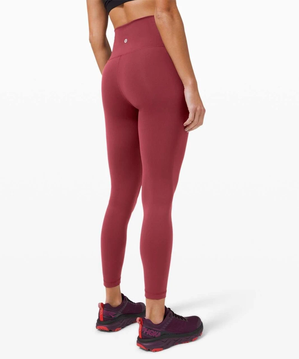 NWT Lululemon Wunder Train High-Rise Tight Legging 25 Chianti Red Everlux