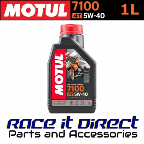 Motul 7100 4T 5W-40 Motorcycle Engine Oil Fully Synthetic 5W40 1 Litre 1L