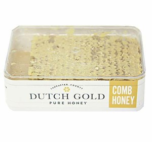 Amazon Com Dutch Gold Pure Raw Honey Comb 7 Oz Honeycomb Tray Grocery Gourmet Food