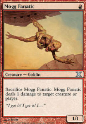 MOGG FANATIC X4 4 4X 10th Edition MTG Magic the Gathering Cards DJMagic