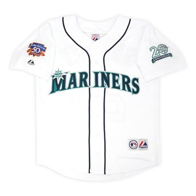Alex Rodriguez Seattle Mariners 1997 Men's Home Jersey w/ Jackie