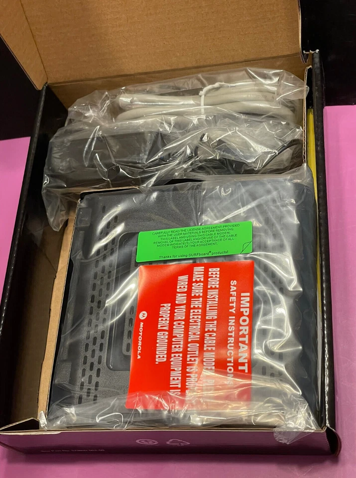 Motorola SURFboard eXtreme Cable Modem SB6121 - Brand New, Factory Sealed - Image 4 of 4