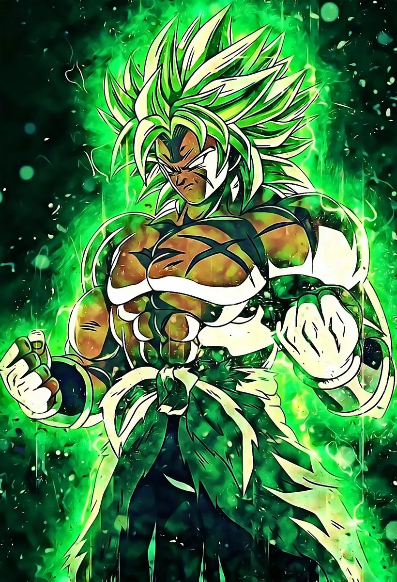 Dragon Ball Z - Broly Super Saiyan Poster by POP-Mania