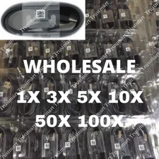 100X Wholesale Bulk Type C Charger Cable USB C Fast Charging Cord for Samsung S9