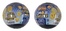 Orb Arcade Emoji Eraserz Lot of 2 Sealed Blind Capsules NEW