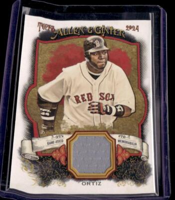 2024 Topps Allen & Ginter #AGR-DO David Ortiz A&G Relics Full Size A MEM