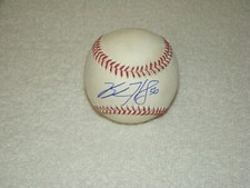 Blaine Hardy Signed Spring Training Baseball Used Florida League Detroit Tigers