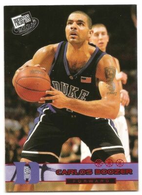 2002 PRESS PASS CARLOS BOOZER CAVS ROOKIE DUKE RC T3 | eBay