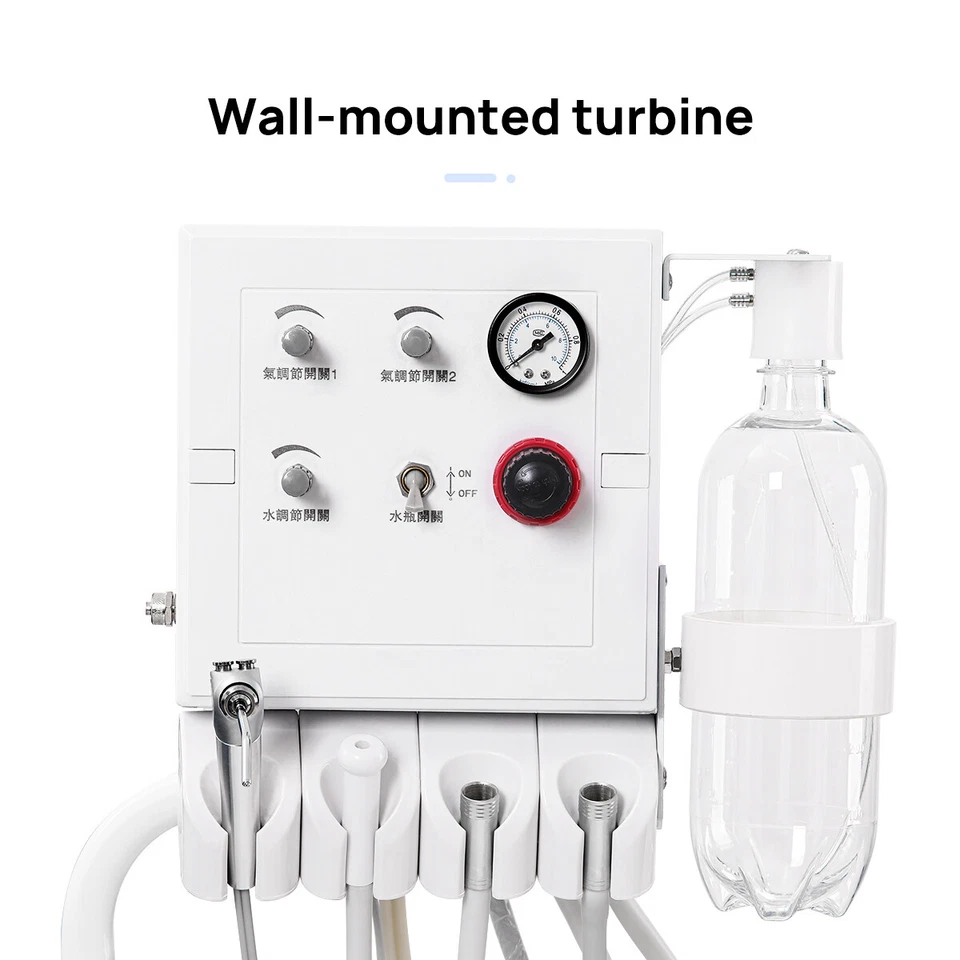 Sillon Dental Portatil Plegable con Luz LED Bandeja/Unidad de Turbina de Aire - Image 3 of 4