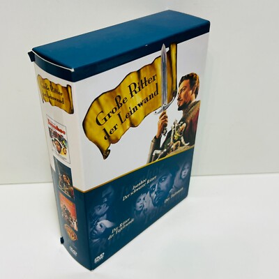 3 DVD - Große Ritter der Leinwand - Ivanhoe/ Tafelrunde / Talisman - GUT