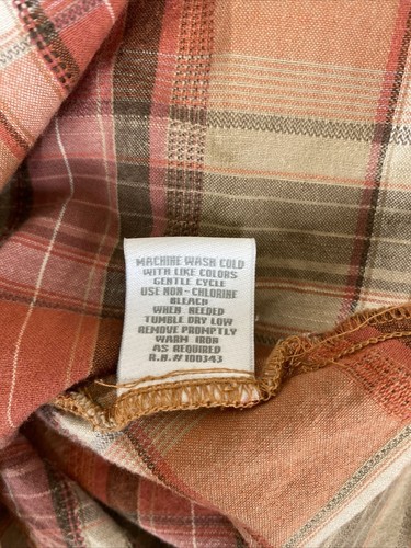 Dressbarn Women Size S Pink Plaid Button Up Shirt Long Sleeve Casual - Picture 6 of 6