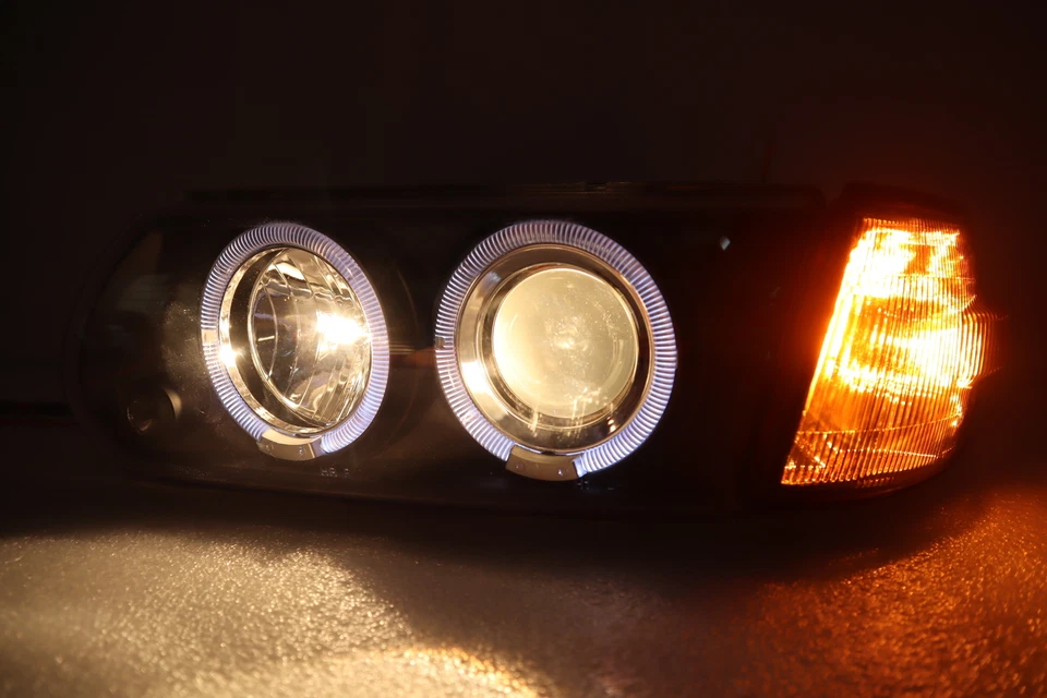 LED Smoke Headlight Corner Grill Conversion Kit For~1991-93~94 B13 Sentra Tsuru — 第 2/4 张图片