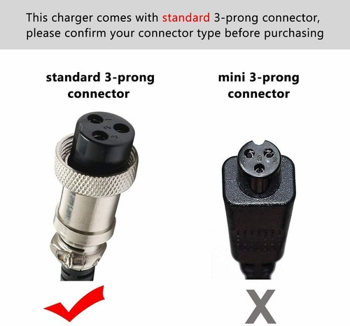 Electric Scooter Battery Charger for RAZOR E100 E200 E300 E125 E150 E500 24V 2A - Picture 3 of 5