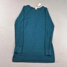 Loft Sweater Womens Small Teal Long Sleeves Pullover Lightweight NWT