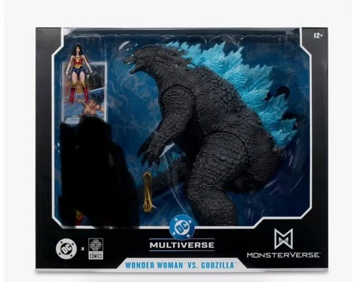 McFarlane Toys DC Multiverse Monsterverse Wonder Woman vs. Godzilla Figure Set