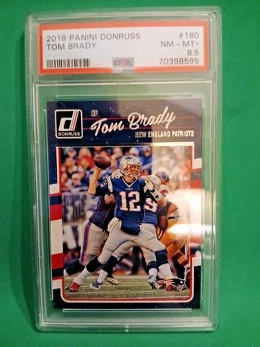 2016 Donruss #180  Tom Brady PSA 8.5 New England Patriots