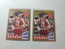 1990 NBA Hoops Superstars Chris Mullin Card Basketball Lot (2)