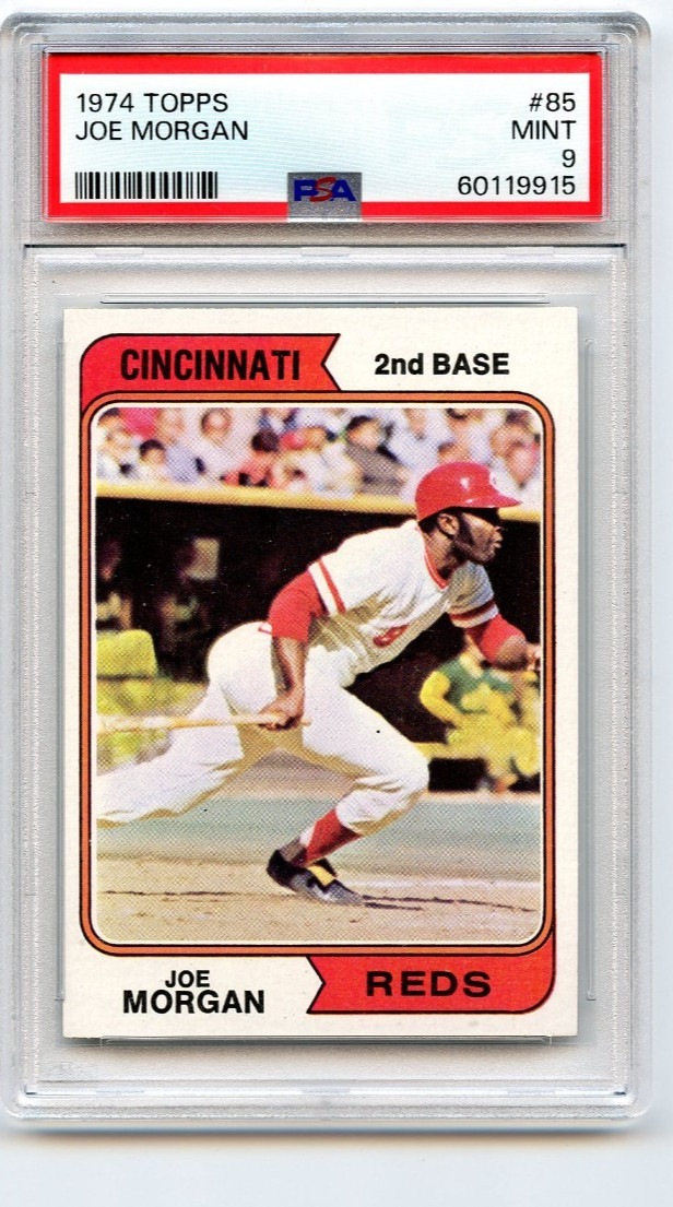 1974 Topps Baseball Joe Morgan #85 Cincinnati Reds  PSA 9 MINT