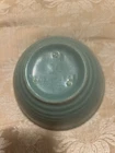 Vintage Bauer Ringware Pottery Mixing Nesting Bowl No. 36 Jade Green Turquoise
