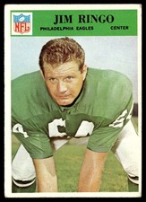 1966 Philadelphia Football Card Jim Ringo Philadelphia Eagles #141 EX+
