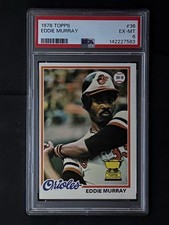 1978 Topps - Eddie Murray #36 (RC)🔥🔥 PSA 6!!🔥🔥