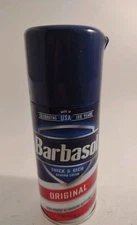Barbasol Thick & Rich Shaving Cream Original Rust-Proof Aluminum Bottom 7 Ounce