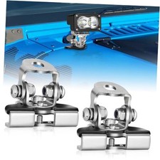 Hood Mount Light Brackets, 2PCS Universal Ditch For M10 Screw Light Pod Mount