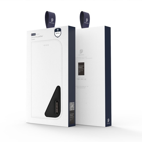 Etui Dux Ducis Hivo z klapką i blokadą RFID do Samsung Galaxy S24 - czarne - Zdjęcie 5 z 12