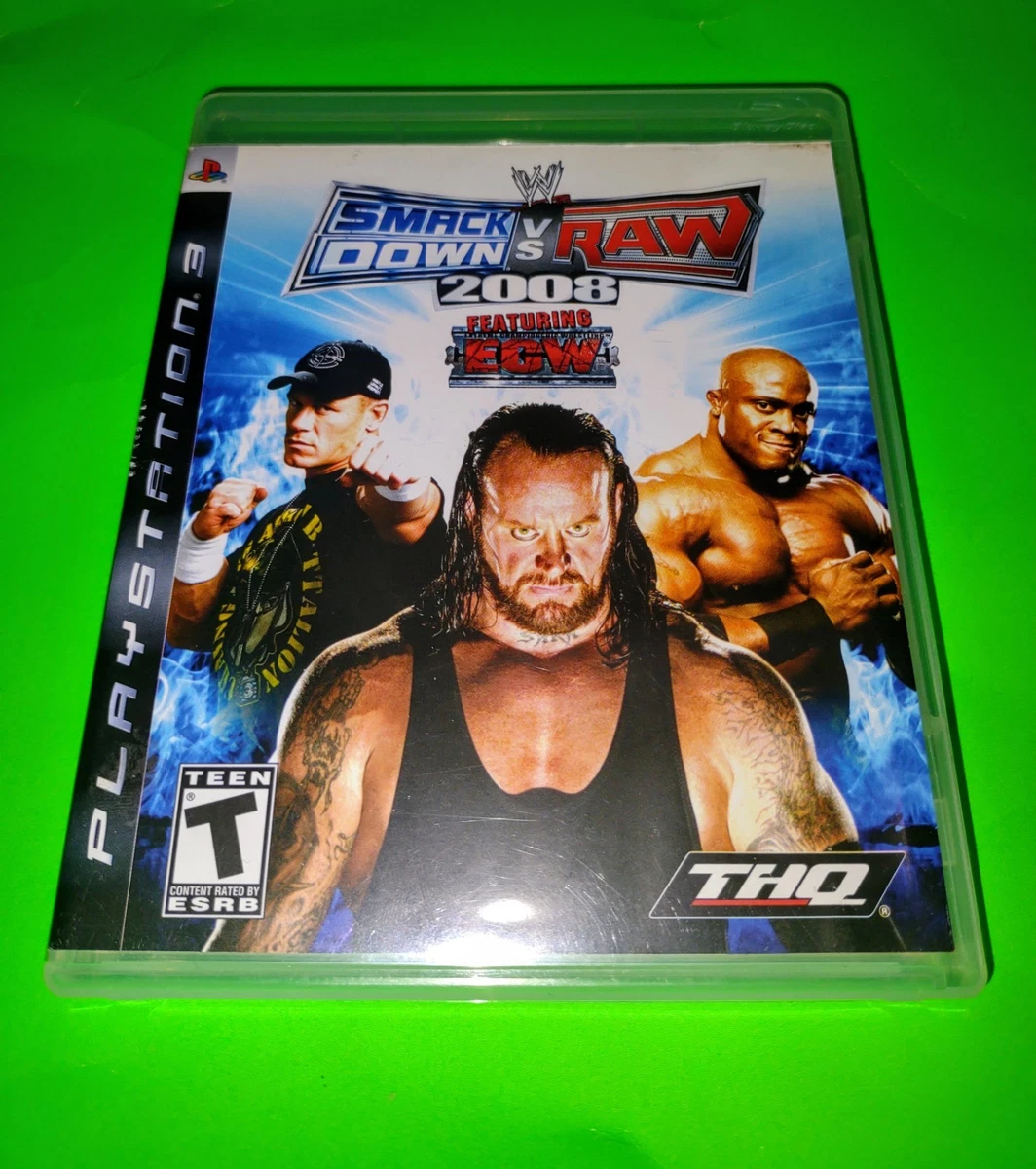 Sony PlayStation 3 WWE SmackDown vs. Raw 2008 Video Games for sale