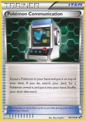 Pokemon Communication - 99/114 - Uncommon - Lightly Played