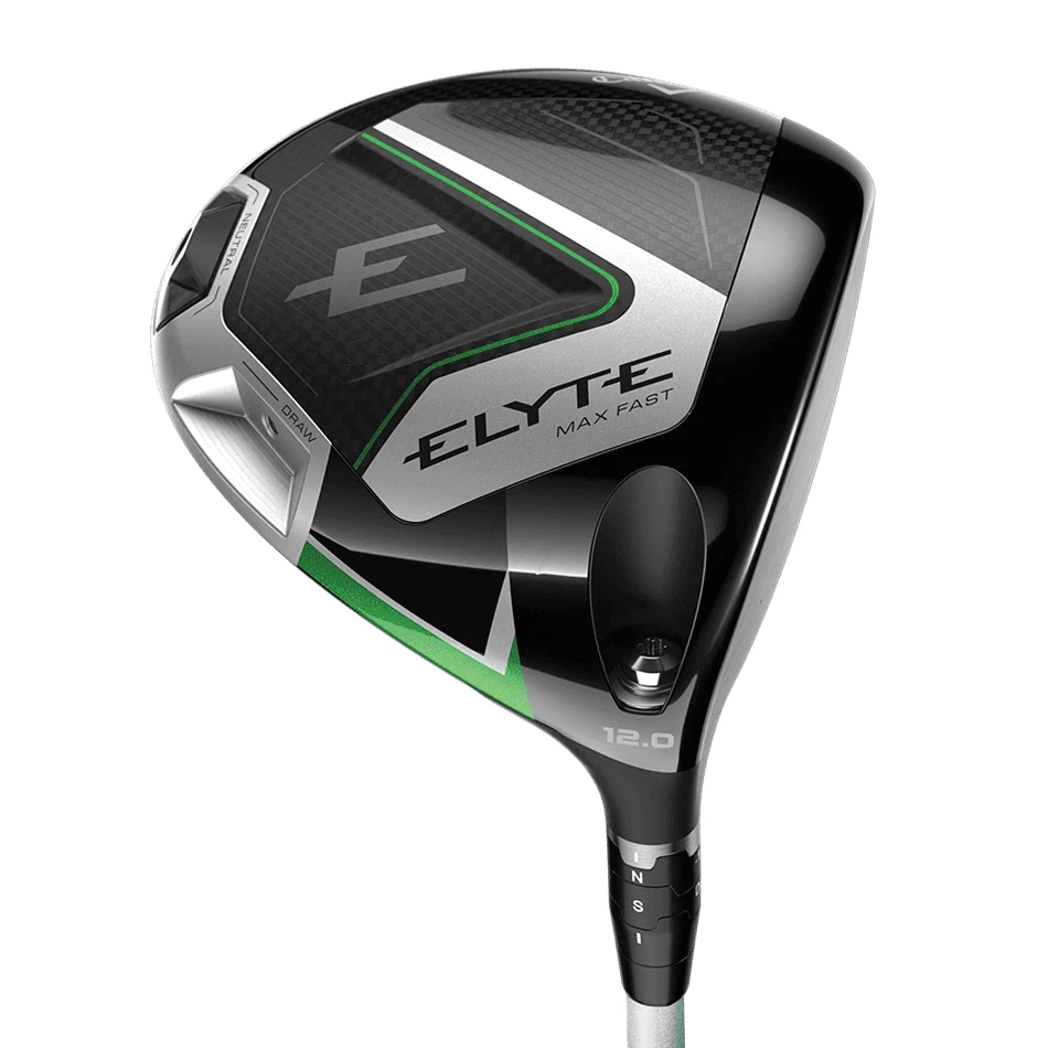Callaway Ladies ELYTE MAX FAST Driver 12° L-Flex UST LIN-Q GREEN 40 Graphite New