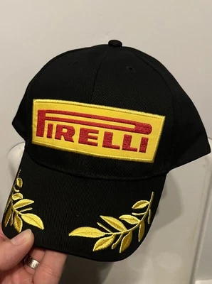 Pirelli Podium Baseball Cap , Genuine 100% Cotton Hat One Size, New Never worn.