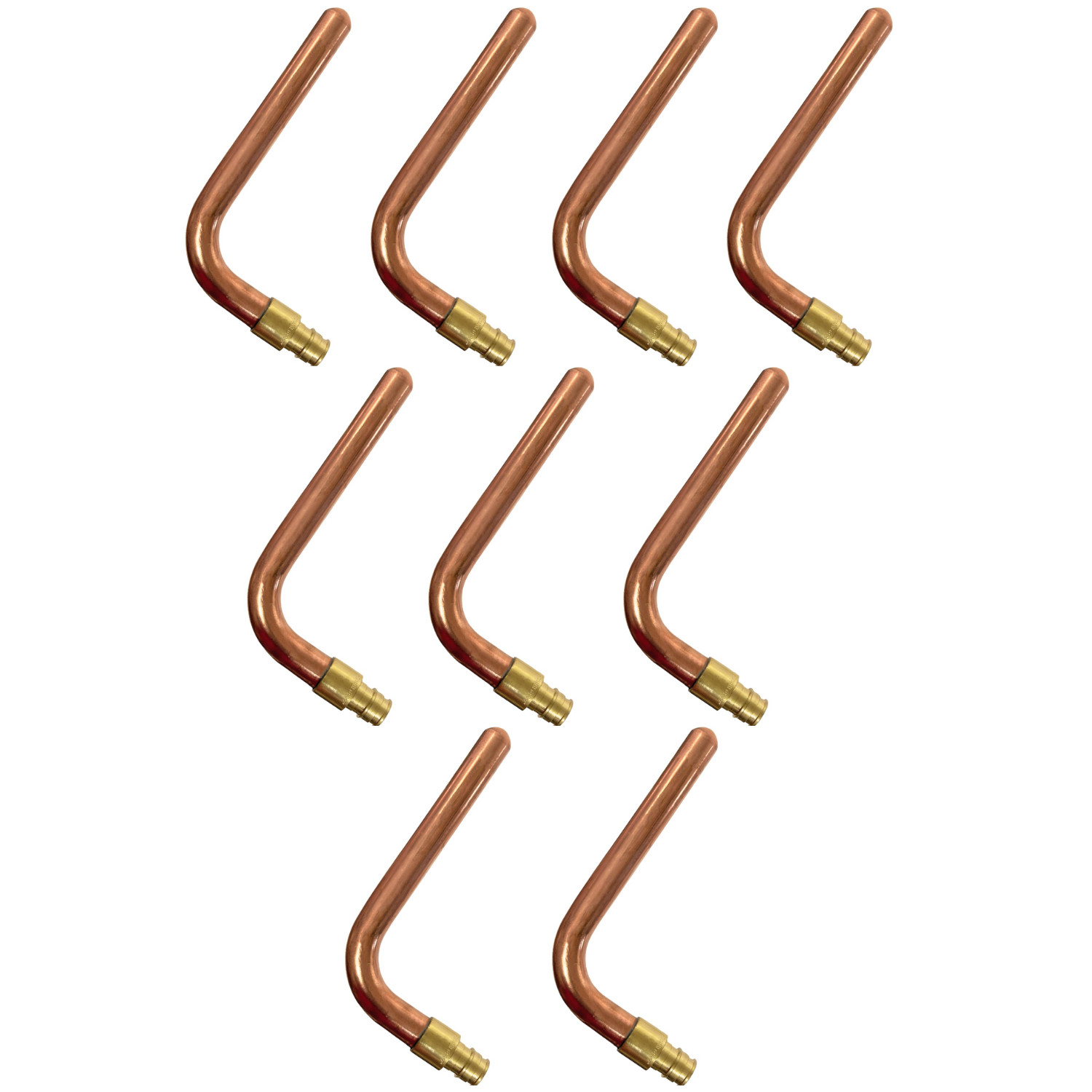 10 Pack XFITTING 1/2" Stub Out Elbow , Pex A Tubing 3 1/2" X 6",Expansion F1960 