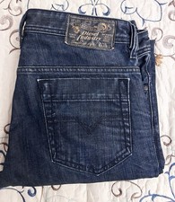 Mens Diesel Industries Safado Regular Slim Straight Blue Jeans Size 32x34