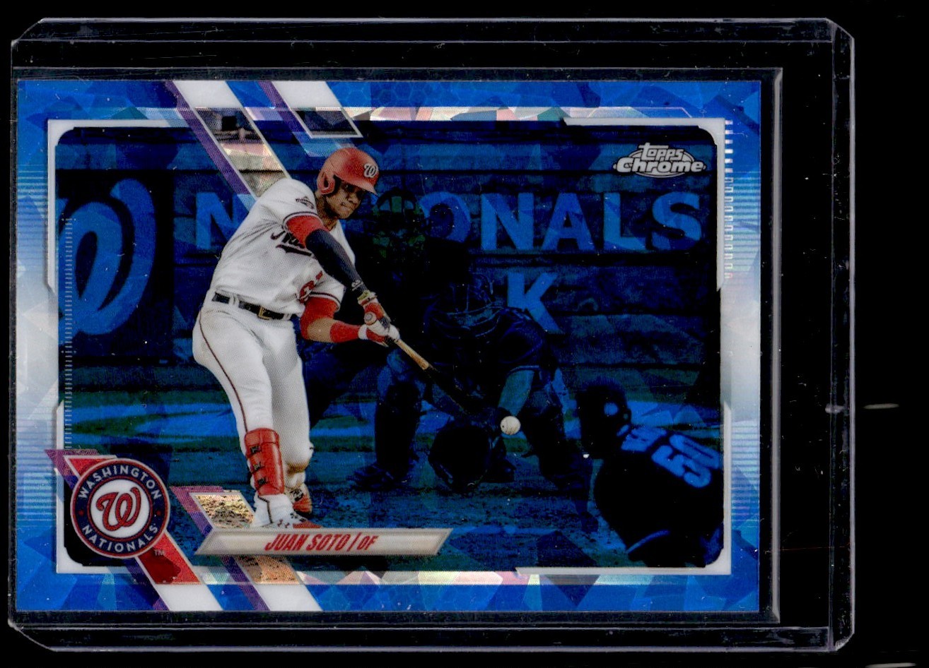 2021 Topps Chrome Sapphire Edition Juan Soto Washington Nationals #330
