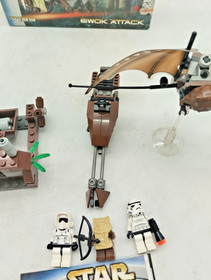 LEGO 7139 Ewok Attack Original Box GOOD Star Wars Figures Vintage 10236 8038