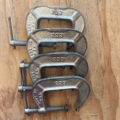Vintage Pony No.233 C Clamp Hand Tool Workshop Equipment Made in USA