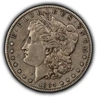 1884-S $1 Morgan Silver Dollar - Luster - XF+ Semi Key Date - SKU-D7169