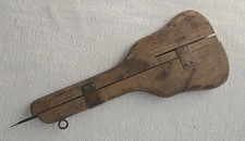 Antique "Susan Burr" Wood Hook Rug Tool ~ Torrington, Conn