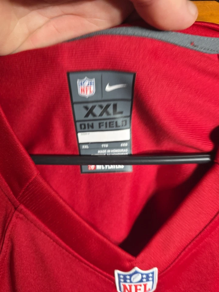 旧金山 49 人队 #7 Colin Kaepernick Nike On Field 球衣 尺寸 XXL 2XL — 第 3/4 张图片