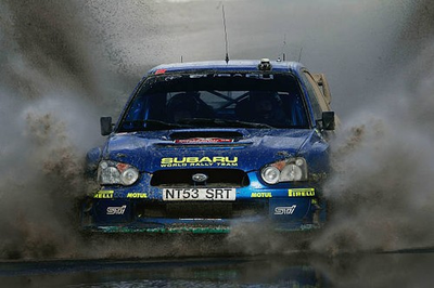 #ad #ad Petter Solberg of Norway Subaru on his way to victory at the final Old Photo AU $9.00